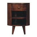 Cortez California Walnut Bedside Nightstand Artisan