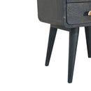 Midnight Teal Bedside Nightstand Table Artisan