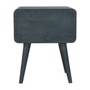 Midnight Teal Bedside Nightstand Table Artisan