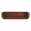 Indira California Walnut Floating Console Table Artisan