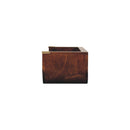 Indira California Walnut Floating Console Table Artisan
