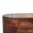 Honey Caramel Rounded Lid up Blanket Box Artisan