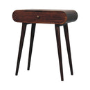 Mini California Walnut Dressing Table with Foldable Mirror Artisan