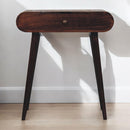 Mini California Walnut Dressing Table with Foldable Mirror Artisan