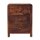 California Walnut Naya Bedside Nightstand Artisan