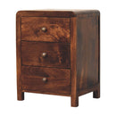 California Walnut Naya Bedside Nightstand Artisan