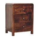 California Walnut Naya Bedside Nightstand Artisan