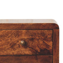 California Walnut Naya Bedside Nightstand Artisan