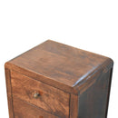 California Walnut Naya Bedside Nightstand Artisan