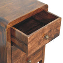 California Walnut Naya Bedside Nightstand Artisan