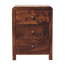 California Walnut Naya Bedside Nightstand Artisan