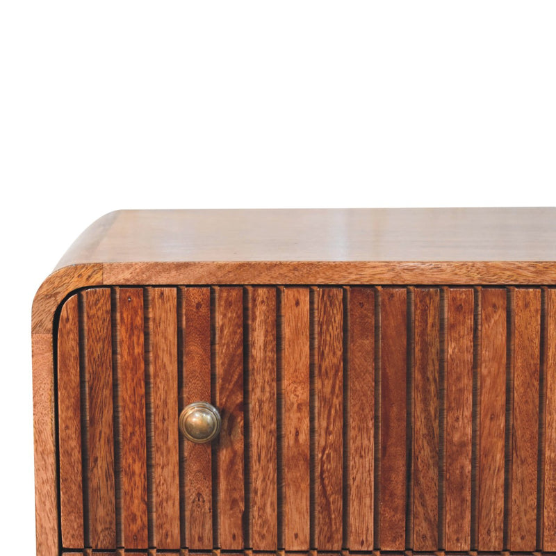 Honey Caramel T-bar Ridged Chest Artisan