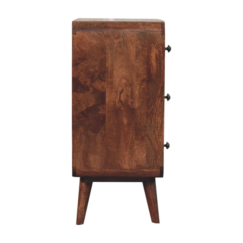 Honey Caramel T-bar Ridged Chest Artisan