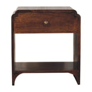 California Walnut Newton Bedside Nightstand Artisan