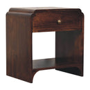 California Walnut Newton Bedside Nightstand Artisan