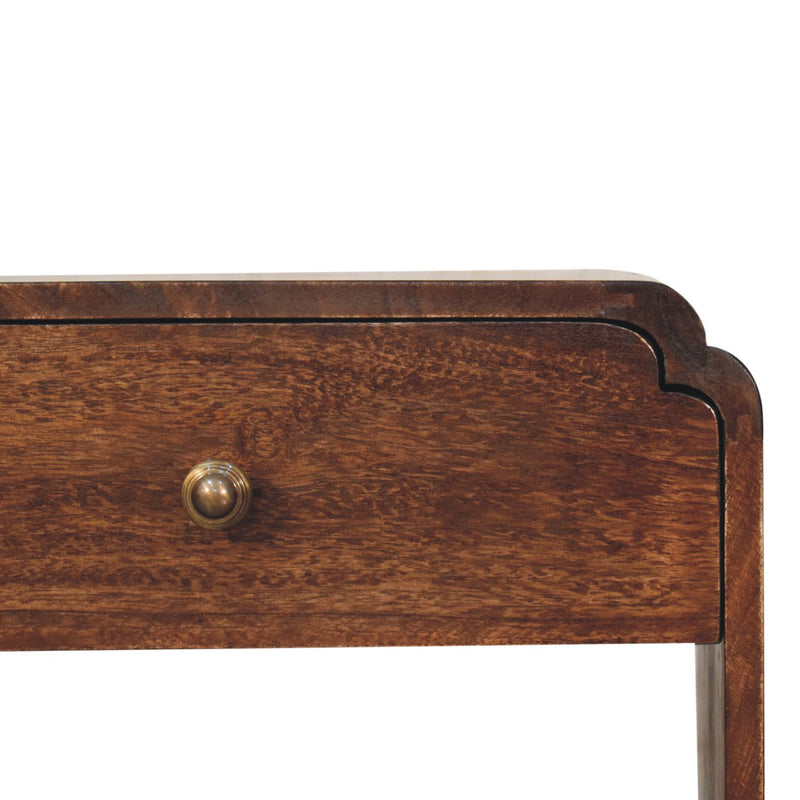 California Walnut Newton Bedside Nightstand Artisan