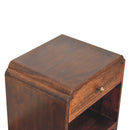 California Walnut Newton Bedside Nightstand Artisan