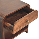 California Walnut Newton Bedside Nightstand Artisan