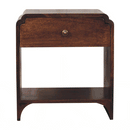 California Walnut Newton Bedside Nightstand Artisan