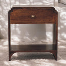 California Walnut Newton Bedside Nightstand Artisan