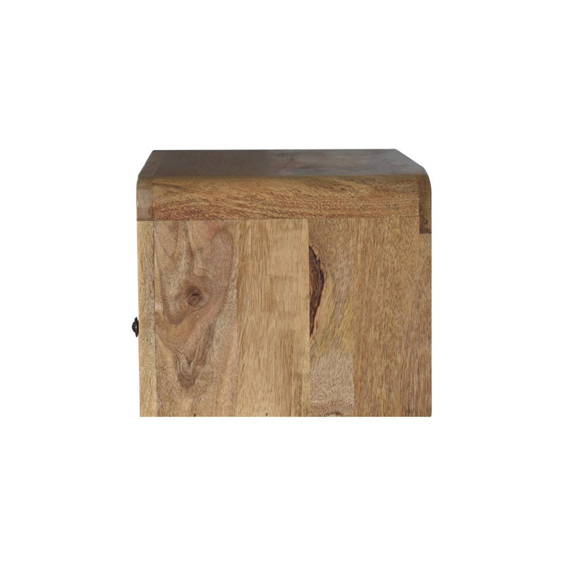 Chunky Oak-ish Floating Bedside Nightstand Artisan