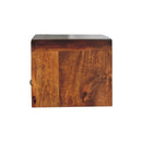 Chunky Chestnut 1 Drawer Wall Mounted Nightstand Artisan