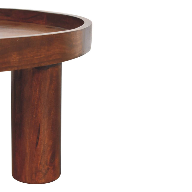 Crescent Chestnut Coffee Table Artisan