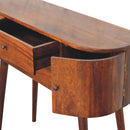 Grove Chestnut Console Table Artisan