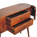 Grove Chestnut Console Table Artisan