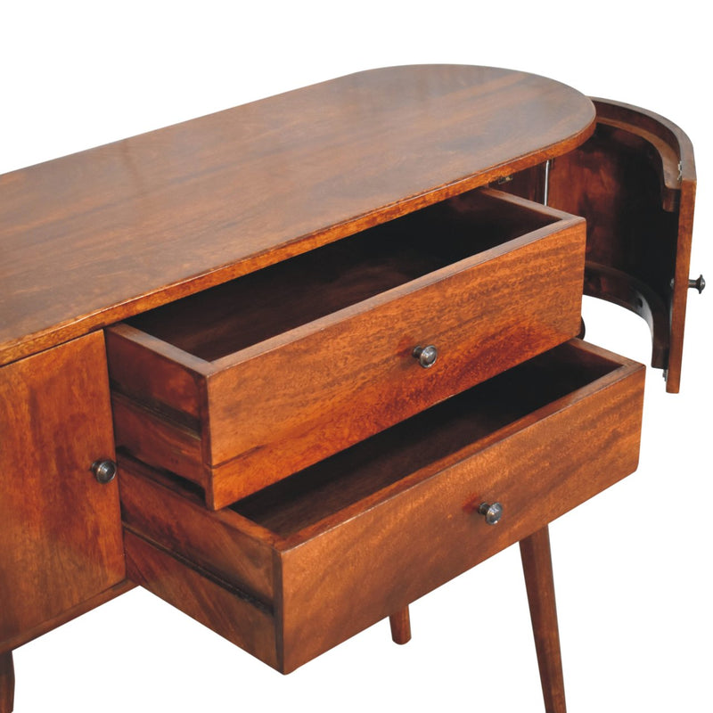 Grove Chestnut Console Table Artisan