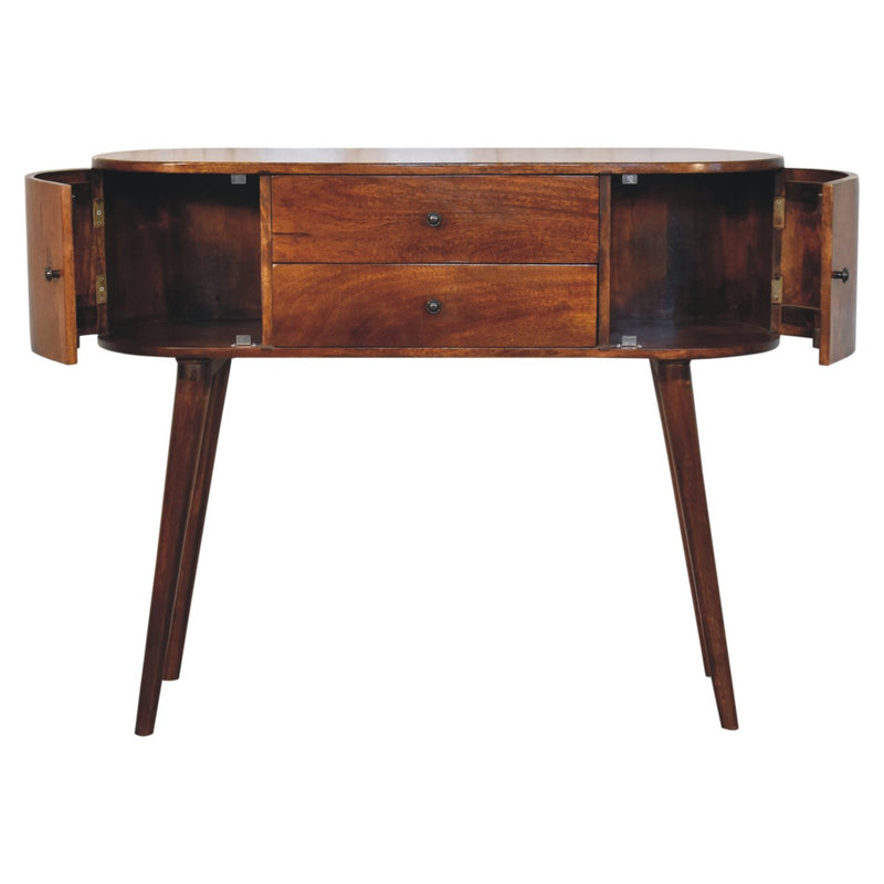 Grove Chestnut Console Table Artisan