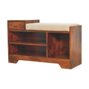 Retreat Chestnut Shoe Bench Artisan