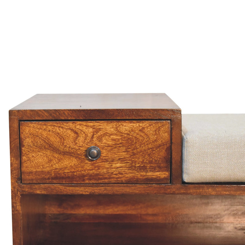 Retreat Chestnut Shoe Bench Artisan
