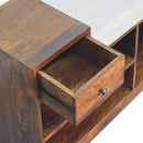 Retreat Chestnut Shoe Bench Artisan