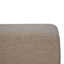 Bliss Cream Boucle Ottoman Artisan