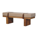 Belmont Cream Boucle Bench Artisan