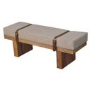 Belmont Cream Boucle Bench Artisan