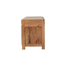 Shutter Oak-ish Shoe Bench Artisan