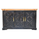 Regal Ash Black Rustic Sideboard Artisan