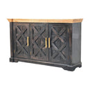 Regal Ash Black Rustic Sideboard Artisan