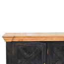 Regal Ash Black Rustic Sideboard Artisan
