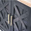 Regal Ash Black Rustic Sideboard Artisan