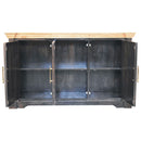 Regal Ash Black Rustic Sideboard Artisan