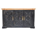 Regal Ash Black Rustic Sideboard Artisan