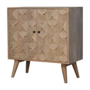 Hourglass Carved Marble Cabinet Artisan