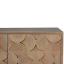 Hourglass Carved Marble Cabinet Artisan