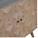 Hourglass Carved Marble Cabinet Artisan