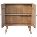 Hourglass Carved Marble Cabinet Artisan