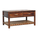 Regency Woven Console Table with 4 drawers Artisan