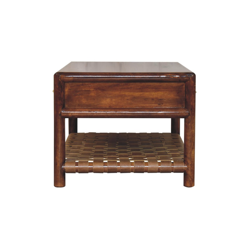 Regency Woven Console Table with 4 drawers Artisan